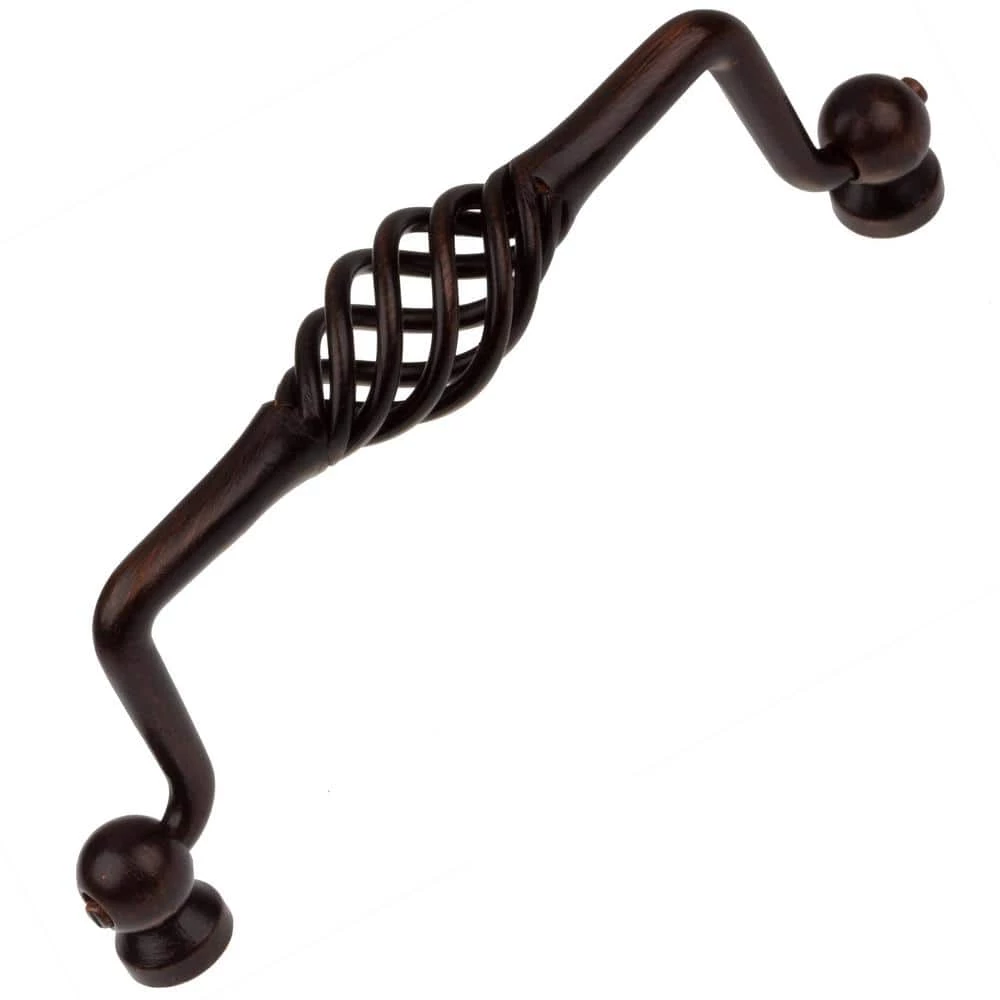 GlideRite 5 in. Center-to-Center Rustic Bronze Birdcage Dresser Drawer Swing Bail Pull (10-Pack) 5 GlideRite 5 in. Center-to-Center Rustic Bronze Birdcage Dresser Drawer Swing Bail Pull (10-Pack) - Image 3
