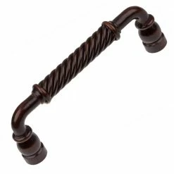 GlideRite 5 in. Center-to-Center Rustic Bronze Steel Dresser Drawer Pulls (10-Pack)