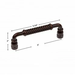 GlideRite 5 in. Center-to-Center Rustic Bronze Steel Dresser Drawer Pulls (10-Pack) -GlideRite Sales Store gliderite drawer pulls 3132 orb 10 c3 1000