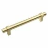 GlideRite 5 in. Solid Satin Gold Euro Style Cabinet Drawer Bar Center-to-Center Pulls (10-Pack) -GlideRite Sales Store gliderite drawer pulls 4007 128 sg 10 64 1000