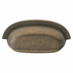 GlideRite 2-1/2 in. Center-to-Center Antique Brass Classic Bin Cabinet Pulls (10-Pack)