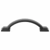 GlideRite 3 in. Matte Black Arched Square Cabinet Pull (10-Pack)