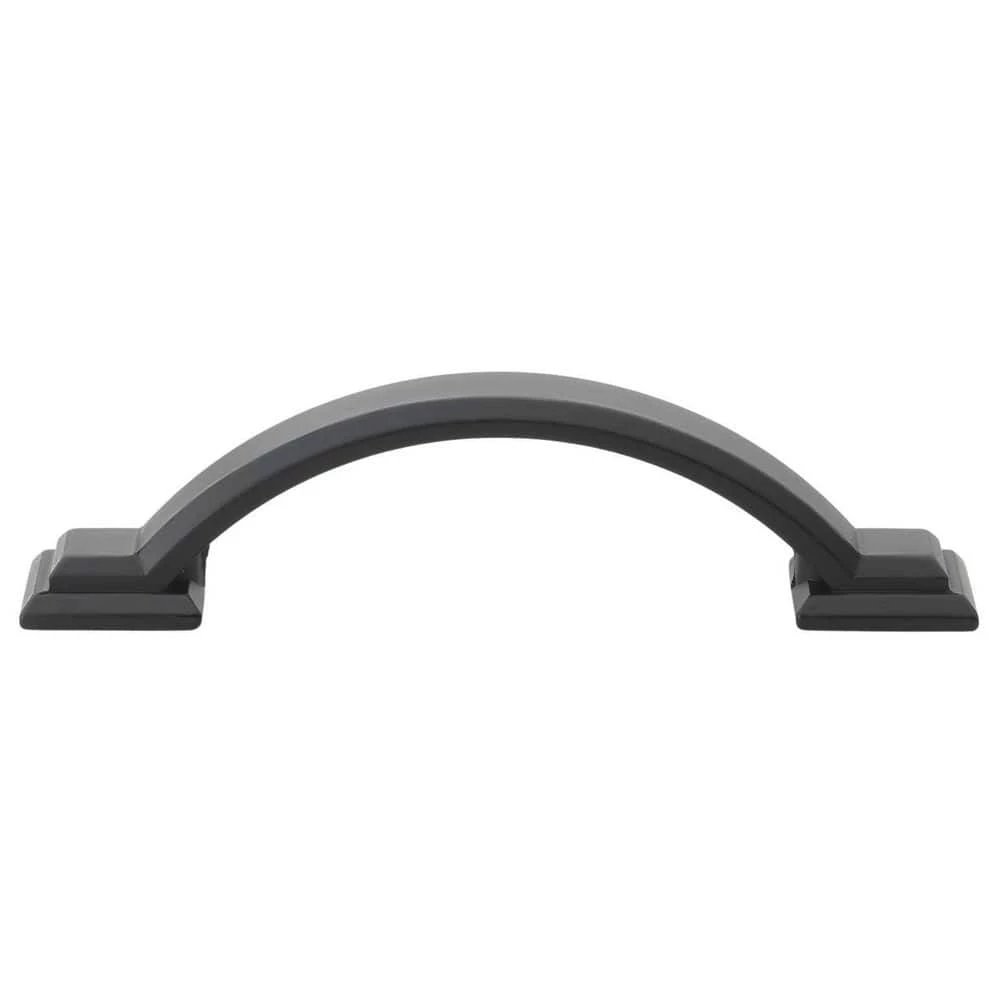 GlideRite 3 in. Matte Black Arched Square Cabinet Pull (10-Pack) 3 GlideRite 3 in. Matte Black Arched Square Cabinet Pull (10-Pack)
