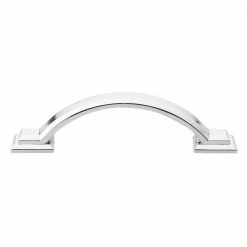 GlideRite 3 in. Center-to-Center Polished Chrome Arched Square Cabinet Pull (10-Pack)