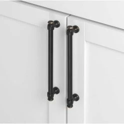 GlideRite 6-1/4 in. Center-to-Center Oil Rubbed Bronze Modern Solid Steel Euro Cabinet Bar Pull (10-Pack) -GlideRite Sales Store gliderite drawer pulls 4361 160 orb 10 4f 1000