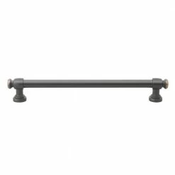 GlideRite 7-5/8 in. Center-to-Center Modern Solid Steel Euro Cabinet Bar Pull (10-Pack)