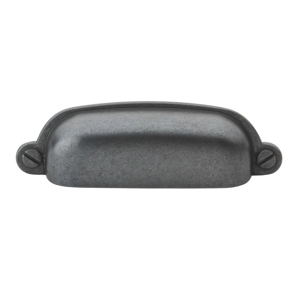 GlideRite 3-1/2 in. Matte Black Classic Bin Cup Handle Drawer Pulls (10-Pack) 3 GlideRite 3-1/2 in. Matte Black Classic Bin Cup Handle Drawer Pulls (10-Pack)