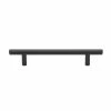 GlideRite 5 in. Matte Black Solid Cabinet Handle Drawer Bar Pulls (10-Pack) -GlideRite Sales Store gliderite drawer pulls 5002 128 mb 10 64 1000