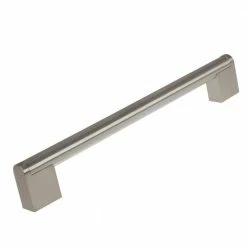 GlideRite 7-5/8 in. Center-to-Center Stainless Steel Finish Round Cross Bar Cabinet Pulls (10-Pack)
