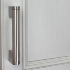 GlideRite 3-3/4 in. Center-to-Center Stainless Steel Finish Round Cross Bar Cabinet Pulls (10-Pack) -GlideRite Sales Store gliderite drawer pulls 52003 96 sn 10 fa 1000