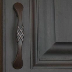 GlideRite 3 in. Center-to-Center Oil Rubbed Bronze Braided Cabinet Pulls (10-Pack) -GlideRite Sales Store gliderite drawer pulls 83063 orb 10 e1 1000