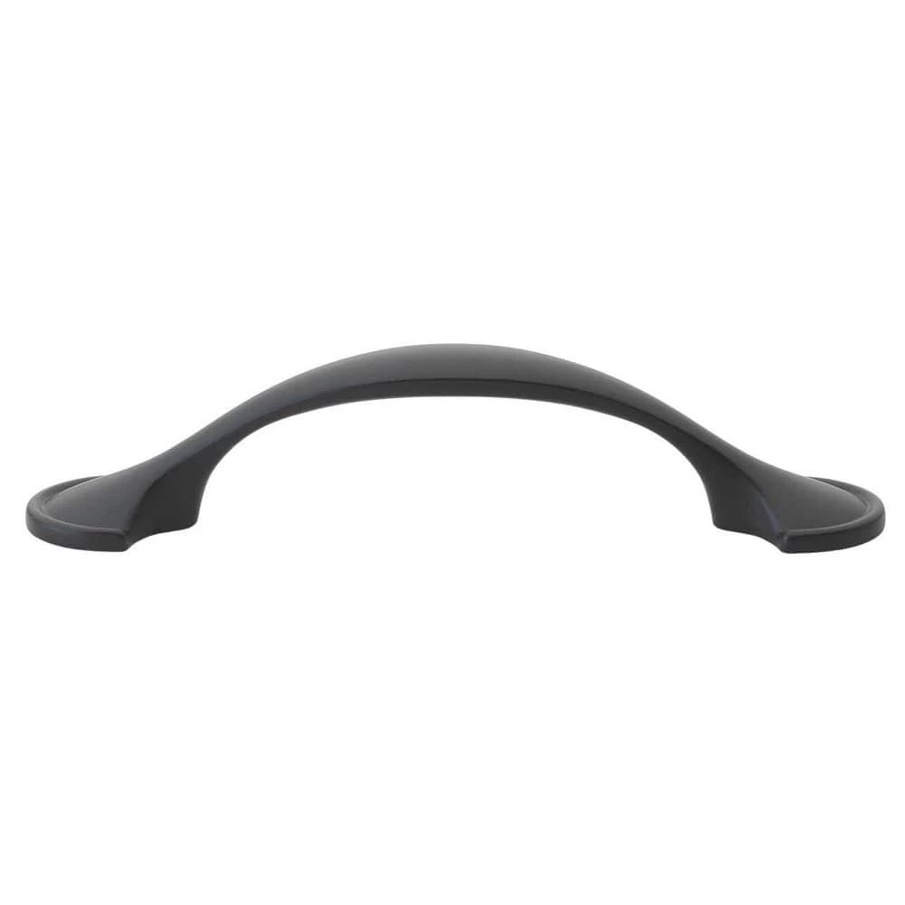 GlideRite 3 in. Center-to-Center Matte Black Arch Shovel Edge Cabinet Pulls (10-Pack) 3 GlideRite 3 in. Center-to-Center Matte Black Arch Shovel Edge Cabinet Pulls (10-Pack)