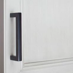 GlideRite 3-3/4 in. Matte Black Solid Square Cabinet Bar Drawer Pulls (10-Pack) -GlideRite Sales Store gliderite drawer pulls 87226 mb 10 44 1000