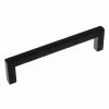 GlideRite 5 in. Matte Black Solid Square Cabinet Bar Drawer Center-to-Center Pulls (10-Pack) -GlideRite Sales Store gliderite drawer pulls 87227 mb 10 64 1000