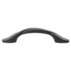 GlideRite 3 in. Matte Black Twisted Cabinet Drawer Pulls (10-Pack)