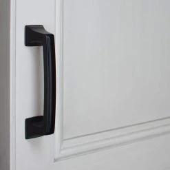 GlideRite 3 in. Matte Black Deco Base Cabinet Drawer Pulls (10-Pack) -GlideRite Sales Store gliderite drawer pulls 87380 mb 10 fa 1000