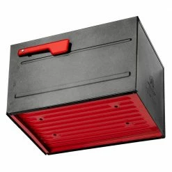 Architectural Mailboxes Oasis Eclipse Pewter, Large, Steel, Locking, Post Mount Parcel Mailbox -GlideRite Sales Store metallics architectural mailboxes post mount mailboxes 6400p r 10 1d 1000