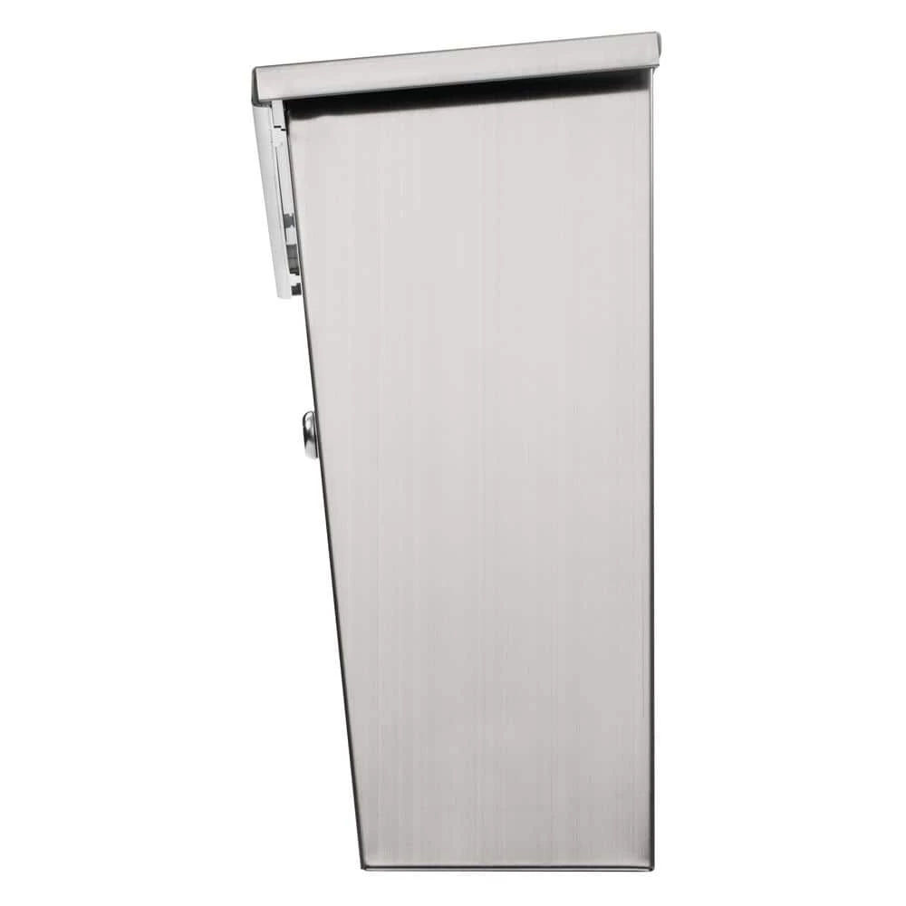 Architectural Mailboxes Maya Silver, Medium, Steel, Locking, Wall Mount Mailbox 11 Architectural Mailboxes Maya Silver, Medium, Steel, Locking, Wall Mount Mailbox - Image 9