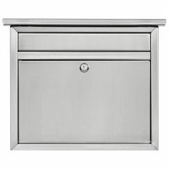 Architectural Mailboxes Maya Silver, Medium, Steel, Locking, Wall Mount Mailbox 15 Architectural Mailboxes Maya Silver, Medium, Steel, Locking, Wall Mount Mailbox -GlideRite Sales Store metallics architectural mailboxes wall mount mailboxes 2417ps 10 c3 1000