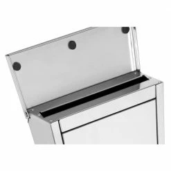 Architectural Mailboxes Regent Silver, Small, Steel, Locking, Wall Mount Mailbox -GlideRite Sales Store metallics architectural mailboxes wall mount mailboxes 2507ps 10 a0 1000