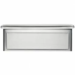 Architectural Mailboxes Venice Stainless Steel, Small Wall Mount Mailbox -GlideRite Sales Store metallics architectural mailboxes wall mount mailboxes 2690ps 10 c3 1000
