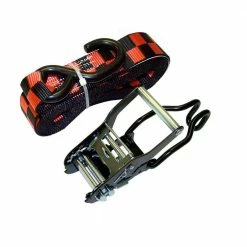 EVEREST 3,900 lbs. 1.5 in. x 15 ft. Ratchet Tie-Down Motorcycle Straps (2-Pack)