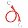 The Perfect Bungee 19 in. Polyurethane Bungee Strap with Galvanized S-Hooks (Overall Length: 24 in.) in Red 1 The Perfect Bungee 19 in. Polyurethane Bungee Strap with Galvanized S-Hooks (Overall Length: 24 in.) in Red -GlideRite Sales Store reds pinks the perfect bungee bungee cords b24r 64 1000
