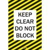 Mighty Line 36 in. x 42 in. Keep Clear Do Not Block Safety Floor Sign 1 Mighty Line 36 in. x 42 in. Keep Clear Do Not Block Safety Floor Sign -GlideRite Sales Store yellow mighty line safety signs 9ydh1 64 1000