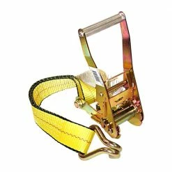 EVEREST 2 in. x 27 ft. Heavy-Duty Ratchet Tie-Down Trailer Strap (10,000 lbs.) -GlideRite Sales Store yellows golds everest ratchet straps s1021 77 1000